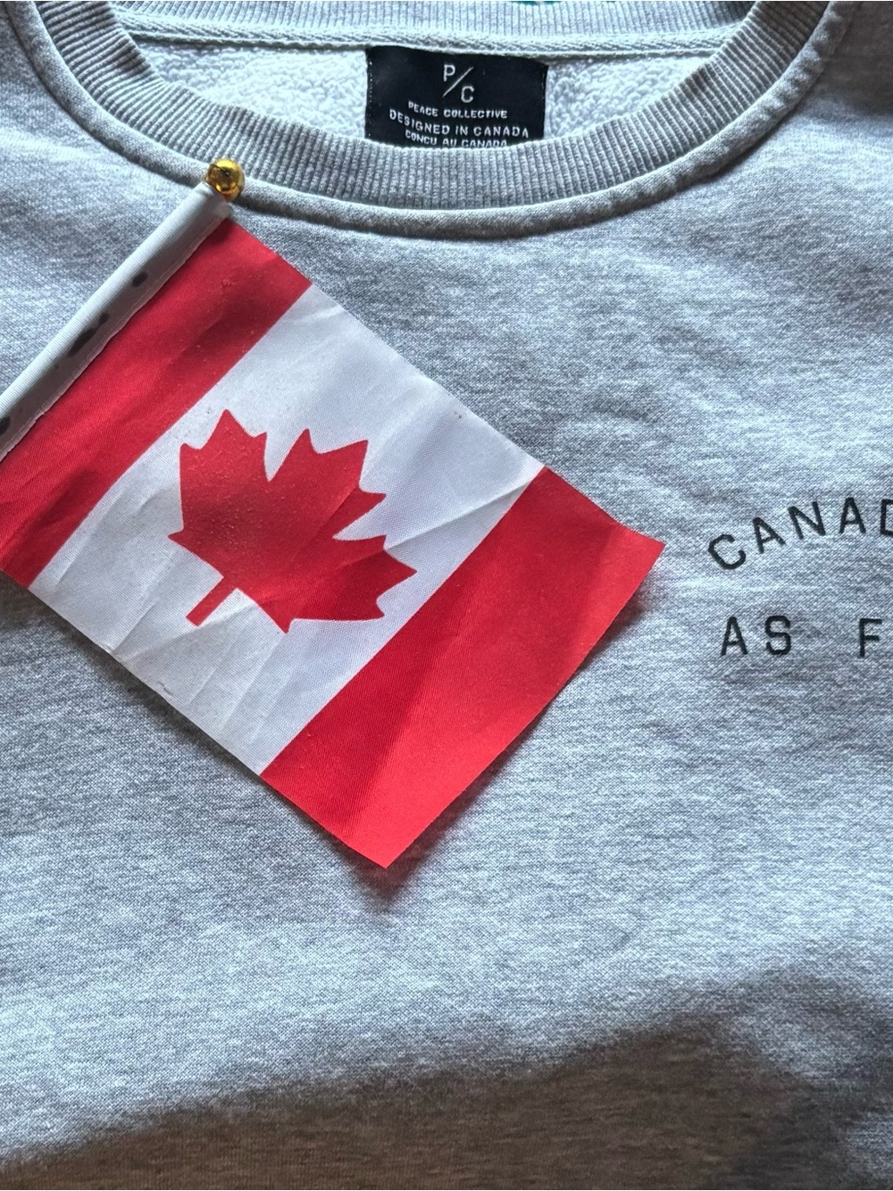 Peace Collective Canadian as F*ck Crewneck